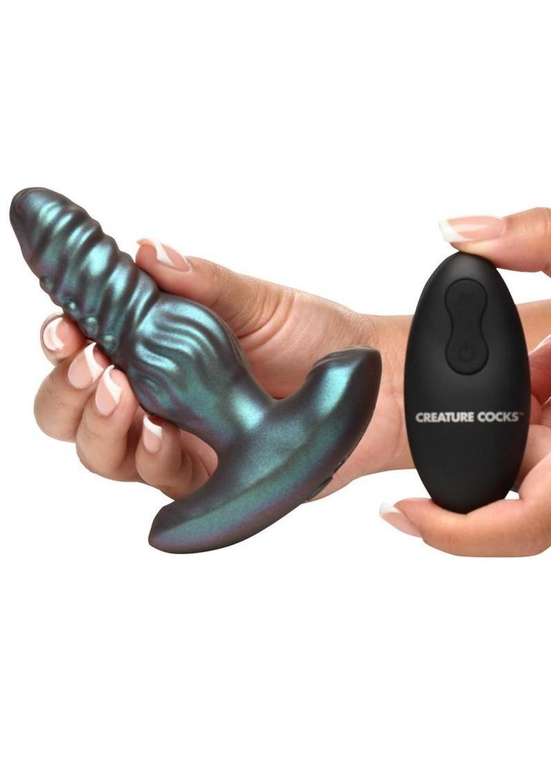 unusual sex toy with vibration and squirm action