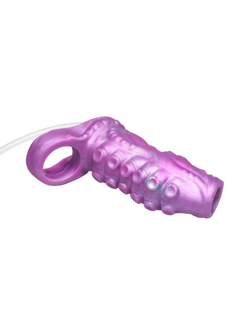 Tentacle fantasy toy crafted from body-safe silicone offering squirting play, suction texture, and girth enhancement
