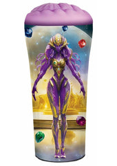 Intergalactic male masturbator with textured tunnel and removable open-ended design