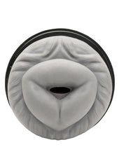 Body safe male stroker with suction plug base and lifelike fantasy wolf girl design

