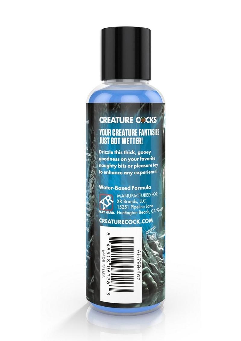 "Creature Cum Blue water-based anal lube bottle"