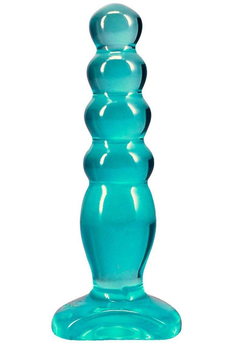 Crystal Jellies Anal Delight Anal Plug - Teal - 5in