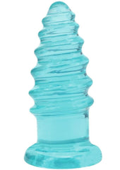Anal twist toy styled with lube