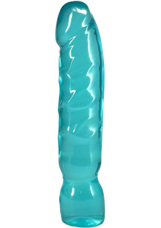 Crystal Jellies Big Boy Dildo - Teal - 12in