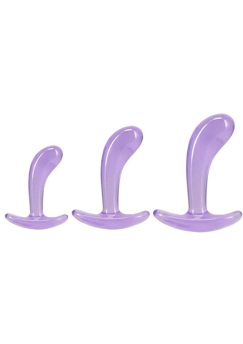 Anal trainer set size comparison sex toy butt plug