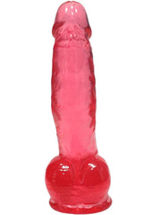 Clear crystal jelly dildo product shot best female sex toy