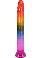 Flexible clear dildo with lifelike detail and smooth surface, body safe and easy to clean for realistic satisfaction