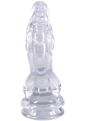 fantasy style dildo with ridged texture and suction base