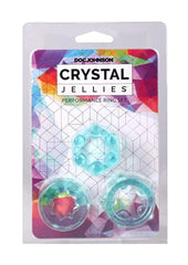 Crystal Jellies Performance Ring - Teal - 3 Piece/Set