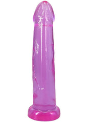Crystal clear dildo texture close up