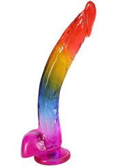 Transparent realistic toy featuring flexible shaft, soft texture, and lifelike veins ideal for intimate enjoyment