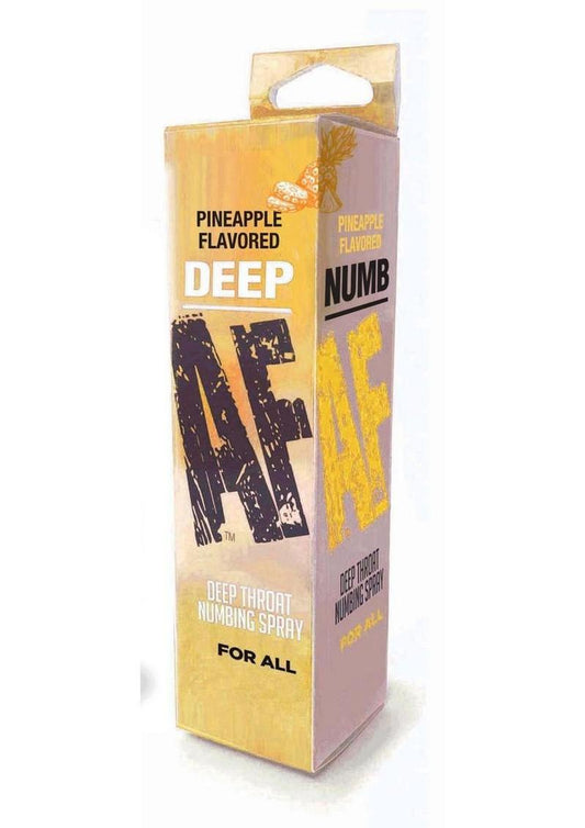 Deep AF Deep Throat Numbing Spray 1oz - Pineapple
