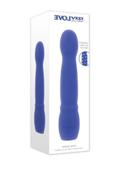 light up silicone vibrator with 10 vibration patterns for intense sensual pleasure - Blue