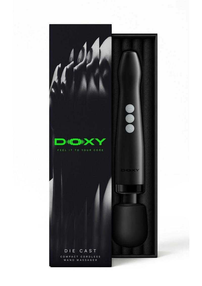 Rechargeable wand vibrator styled look