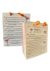 novelty gag gift packaging close up