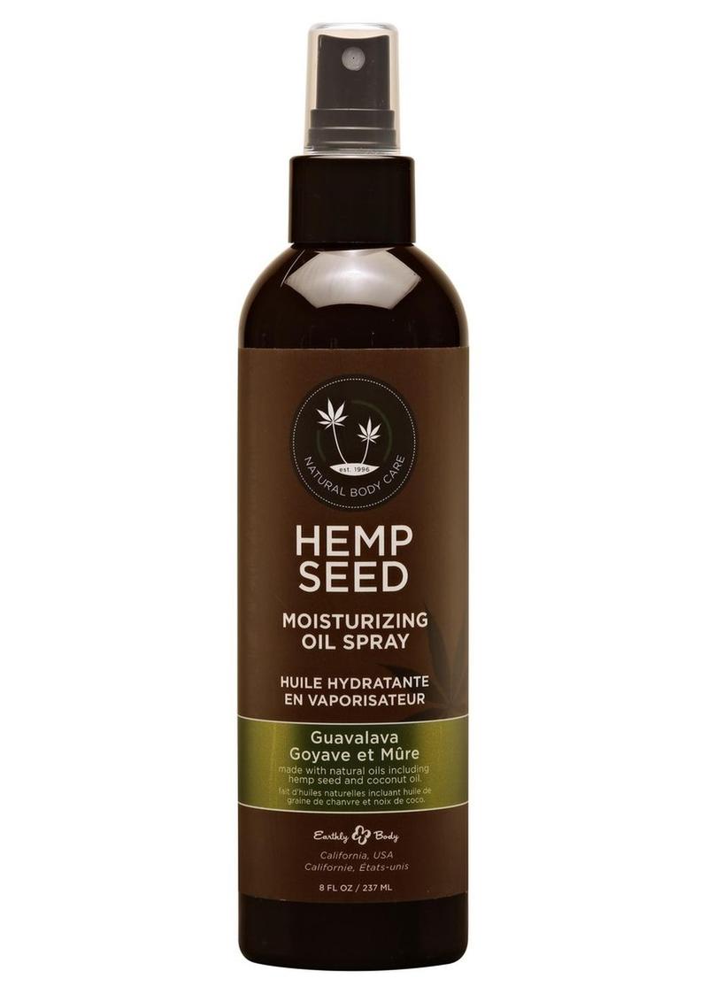 Earthly Body Hemp Seed Moisturizing Oil Spray - Guavalava - 8oz