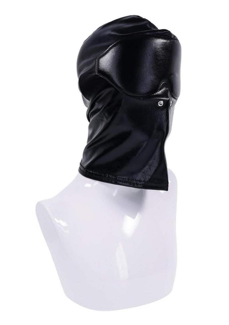 full coverage bondage hood with grommet vents