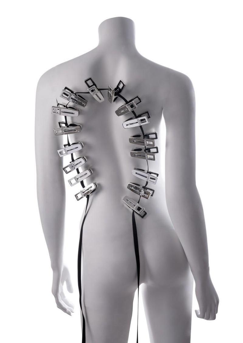 adult sensation play zipper clamp set