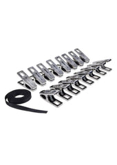 bdsm clothes pin clamp system with silicone lining
