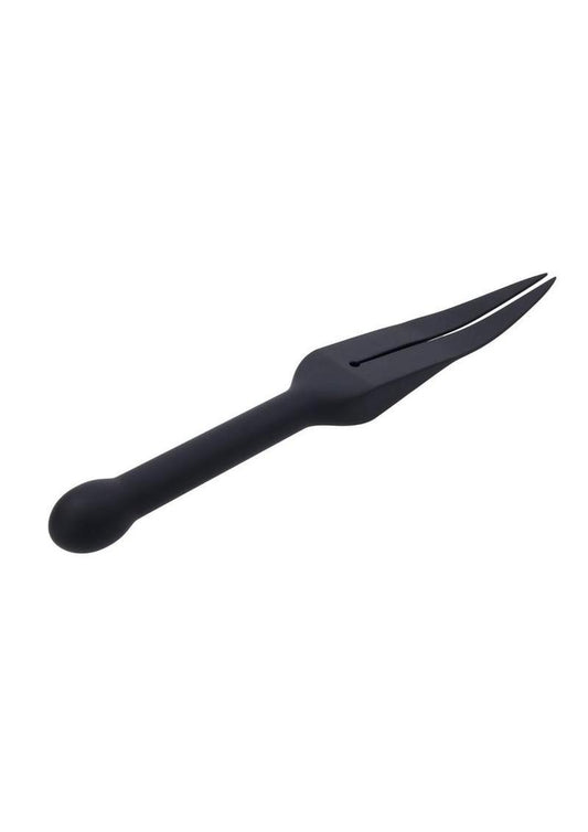 Edge Silicone Tawse - Black
