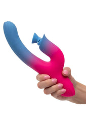 Elation Rechargeable Silicone Dual Stimulator with Suction at our Adult Toy Store