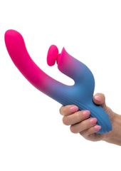 Elation Thrusting Rechargeable Silicone Dual Stimulator Adult Sex Toy