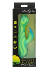 rechargeable rabbit vibrator LED glow body safe silicone female sex toys