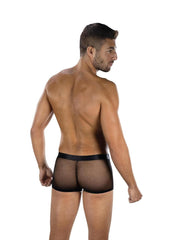 Envy Menswear Sheer Command Buckle Boxer Briefs - Os