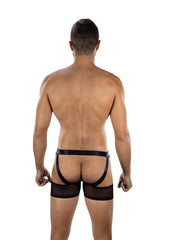 male lingerie underwear with supportive pouch and semi sheer fit