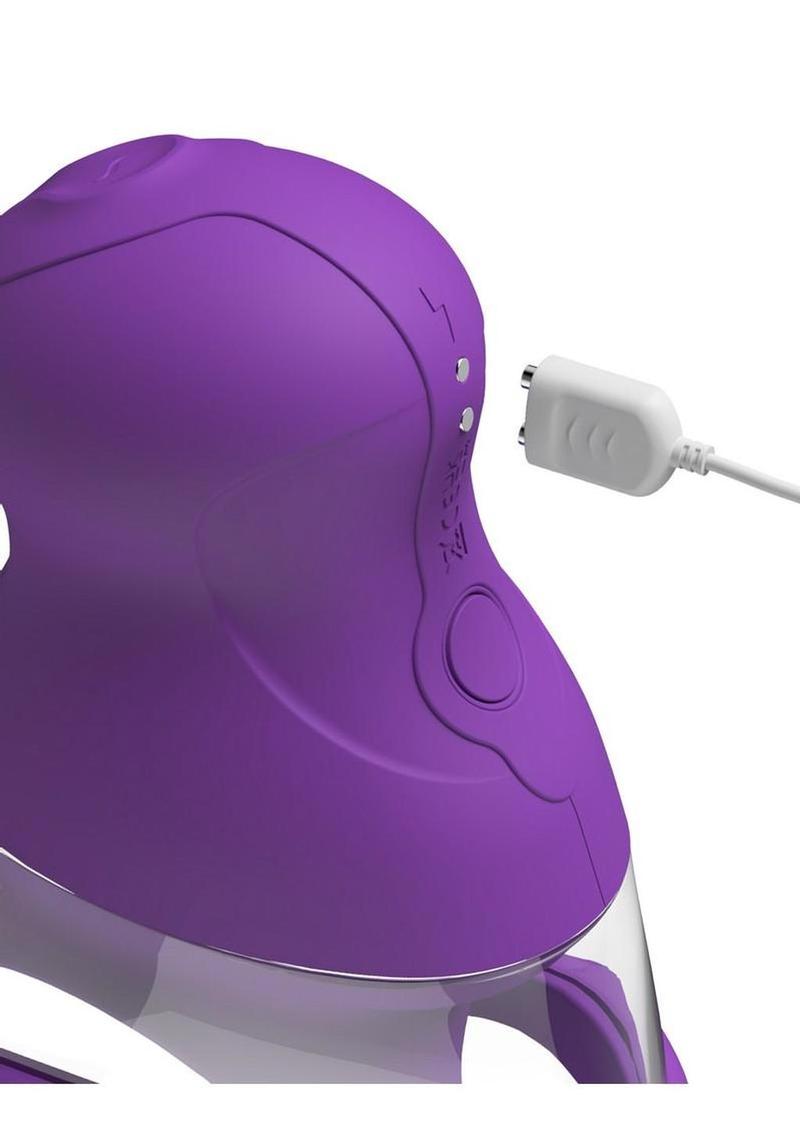 rabbit vibrator angled for G-spot targeting