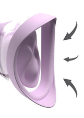 rabbit vibrator angled for G-spot targeting