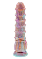 Fantasy Rechargeable Silicone Vibrating Female Dildo with Remote
