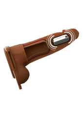 vibrating hollow strap on silicone couples sex toy