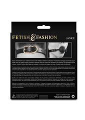 Fetish and Fashion Fran Silicone Ball Gag - Black