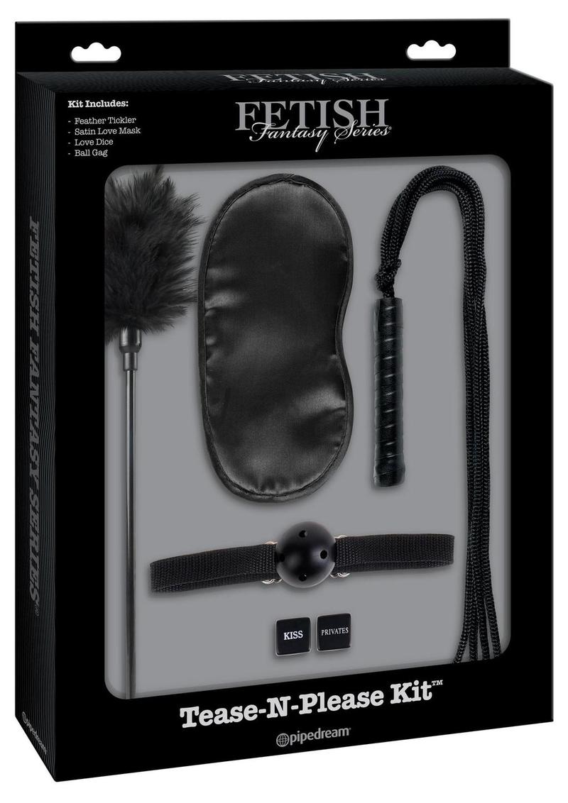 Fetish Fantasy Series Limited Edition Tease-N-Please - Black - 4 Piece Kit