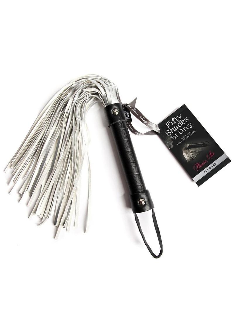 Fifty Shades Of Grey Please Sir Flogger - Black/Silver