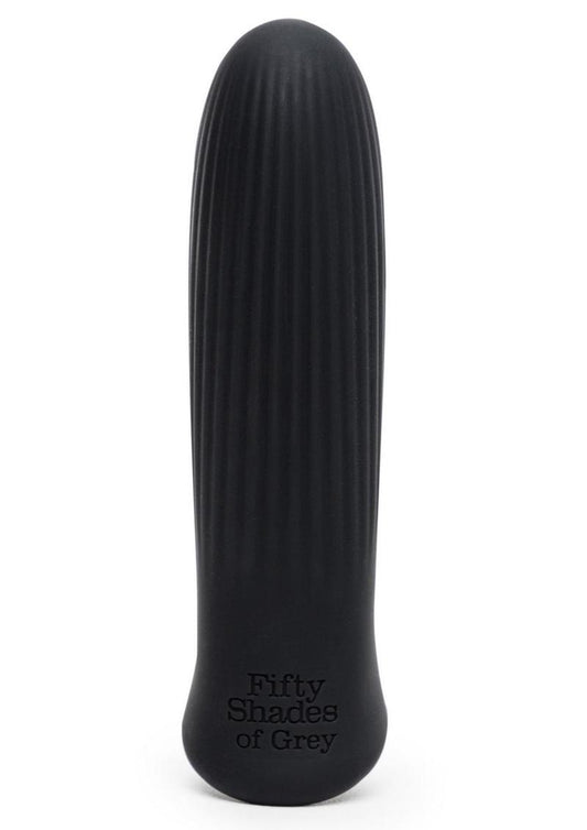 Fifty Shades Of Grey Sensation Rechargeable Silicone Bullet Vibrator - Black