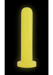 Firefly Thrill Glow In The Dark Dildo - Glow In The Dark/Yellow - Large