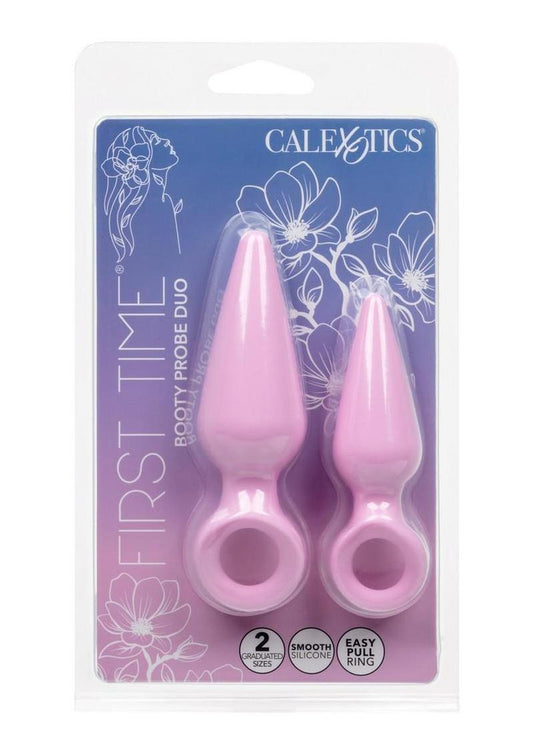 First Time Booty Silicone Probe Duo - Pink