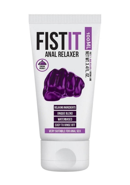 Water-based anal relaxer lubricant designed for comfort and long-lasting glide during anal play