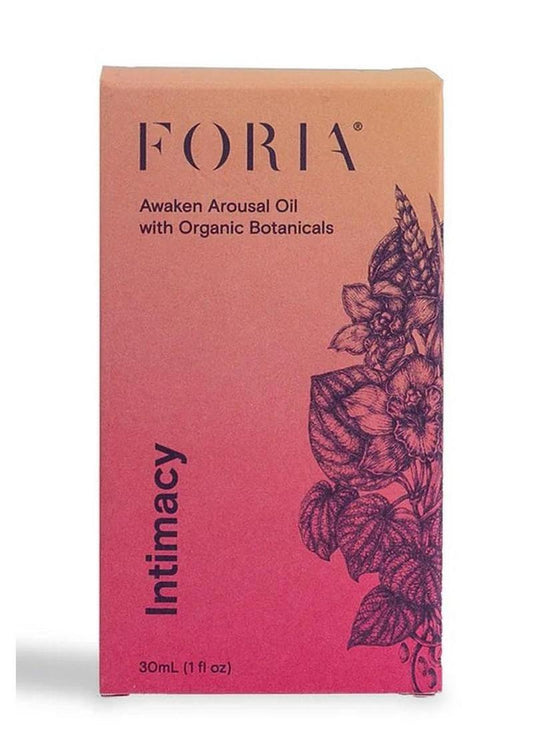 Organic intimacy oil for pleasure and connection