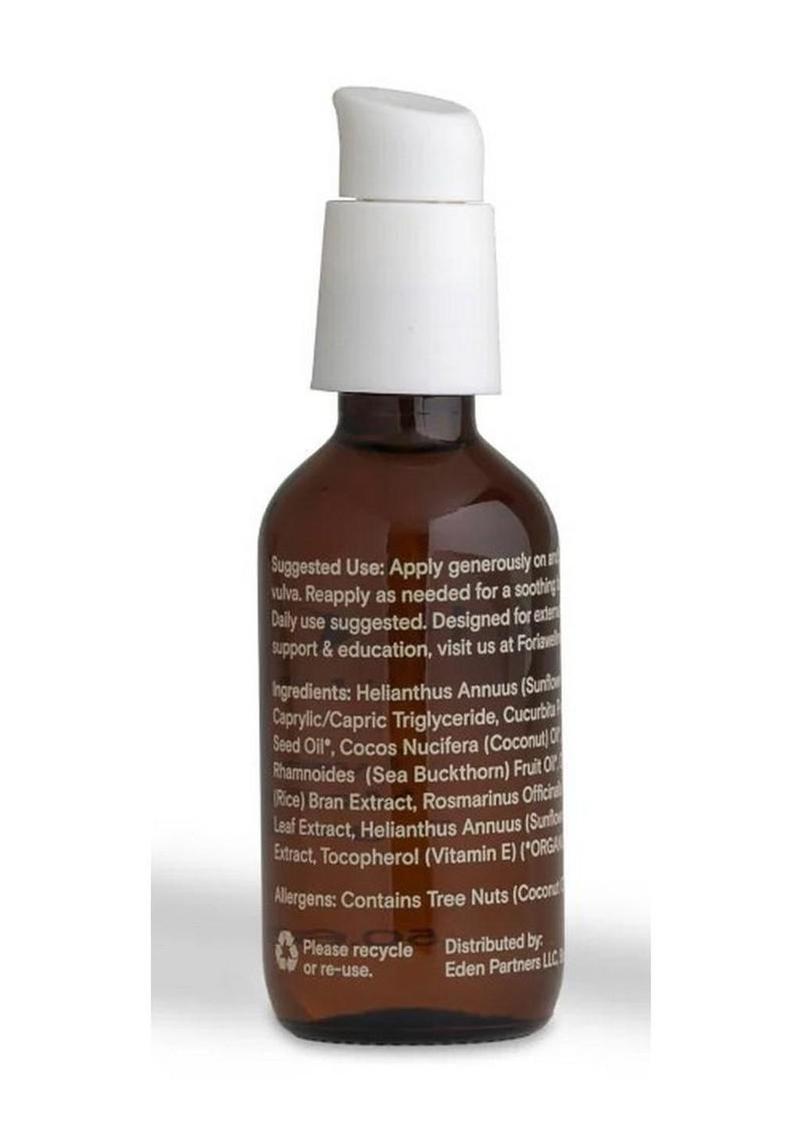 Clean, organic vulva moisturizer for comfort