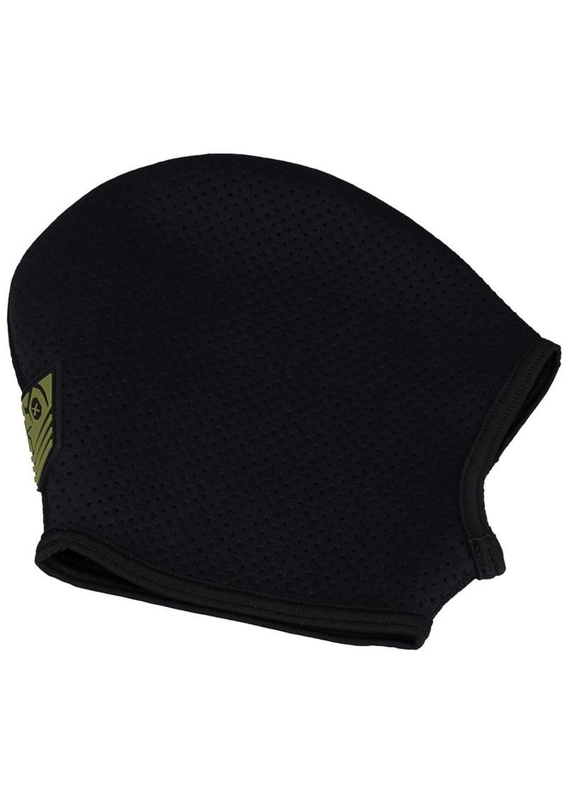 stretch fit hood closeup view
