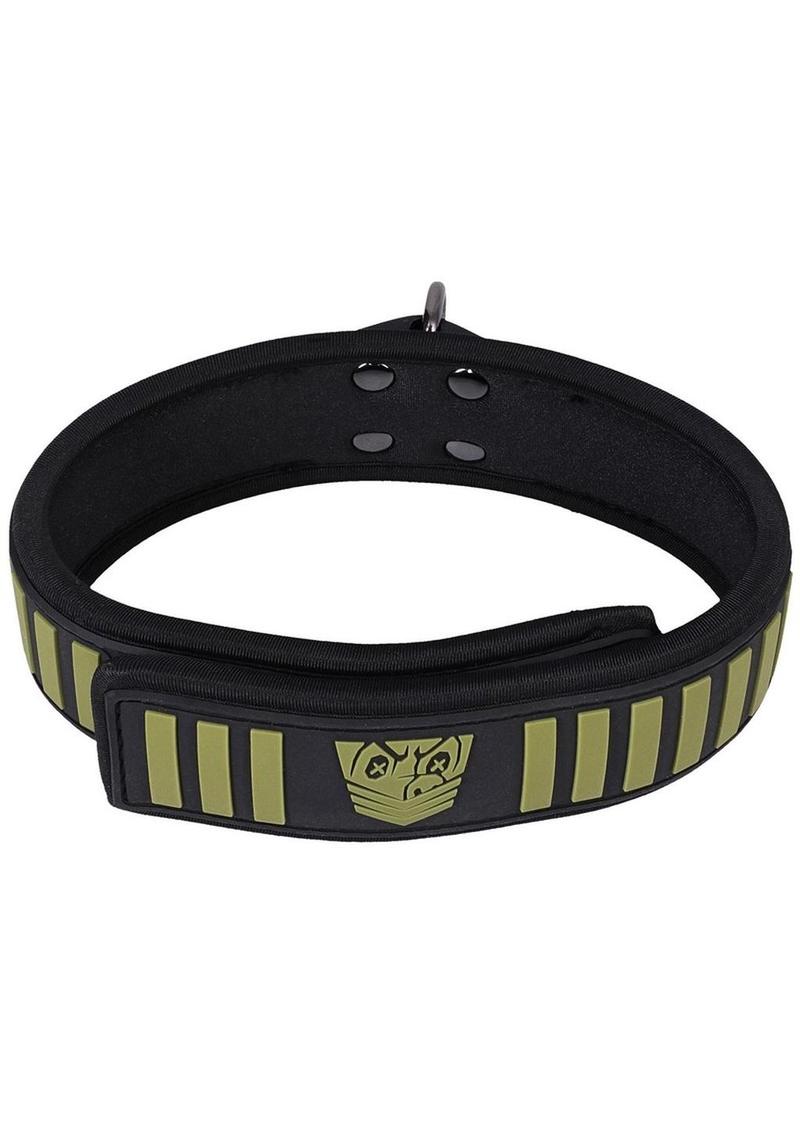 Durable bondage gear collar and leash combo
