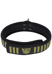 Durable bondage gear collar and leash combo