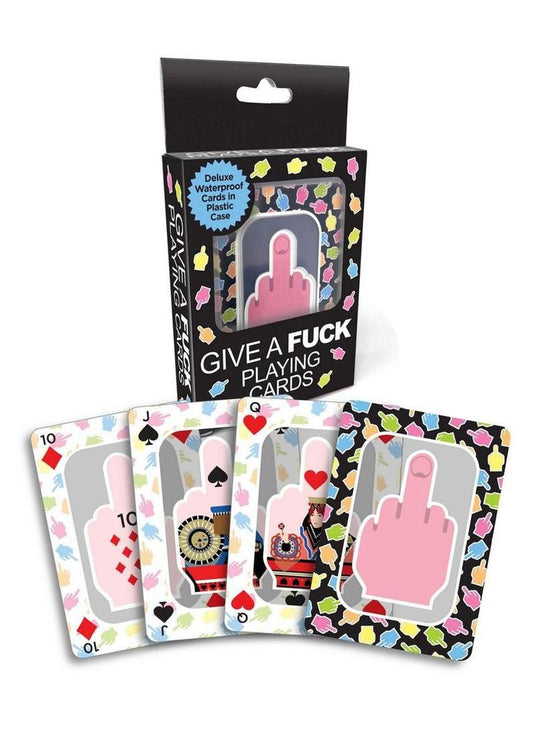 Fu Finger Waterproof Playing Cards Novelty Items Bachelorette Party