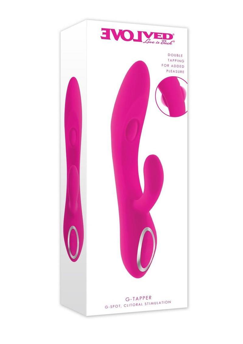 waterproof double tapping G spot vibrator for women pleasure