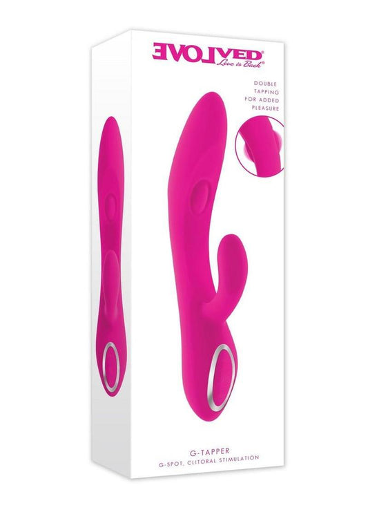 waterproof double tapping G spot vibrator for women pleasure