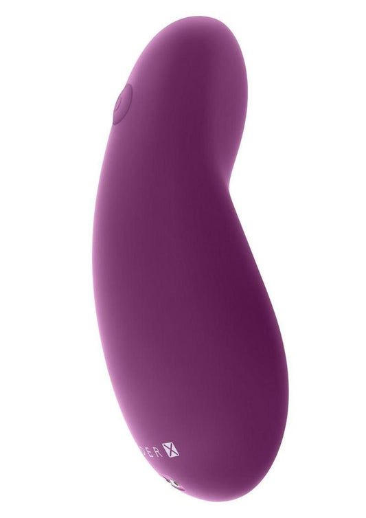 Gender X BJ Buddy Rechargeable Silicone Hand Vibrator - Purple