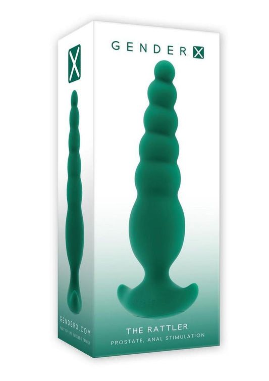 rechargeable silicone prostate vibrator with twirling stimulation